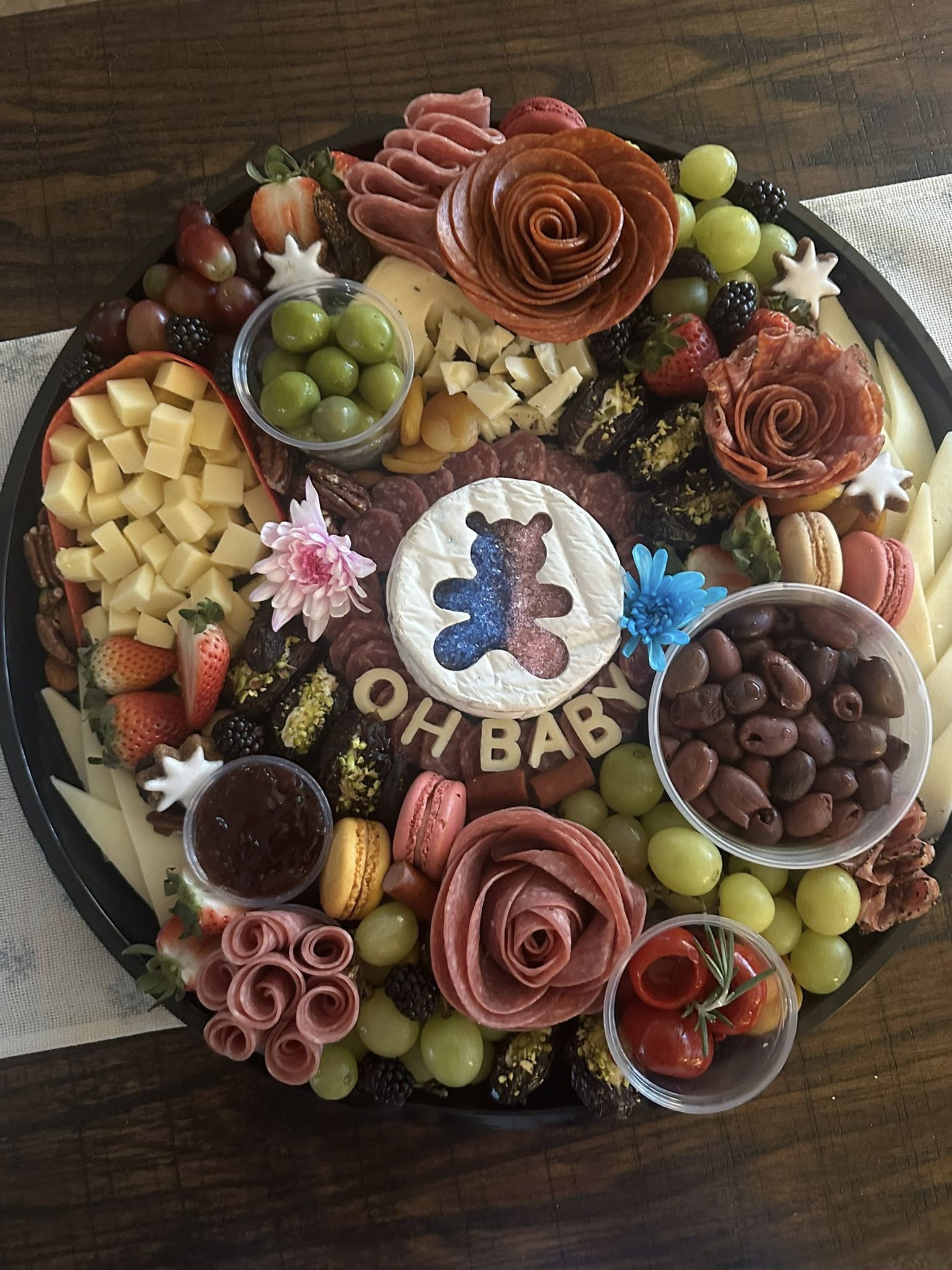 Handcrafted charcuterie board