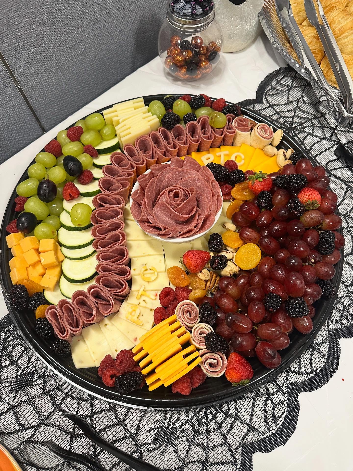 Beautiful grazing table setup